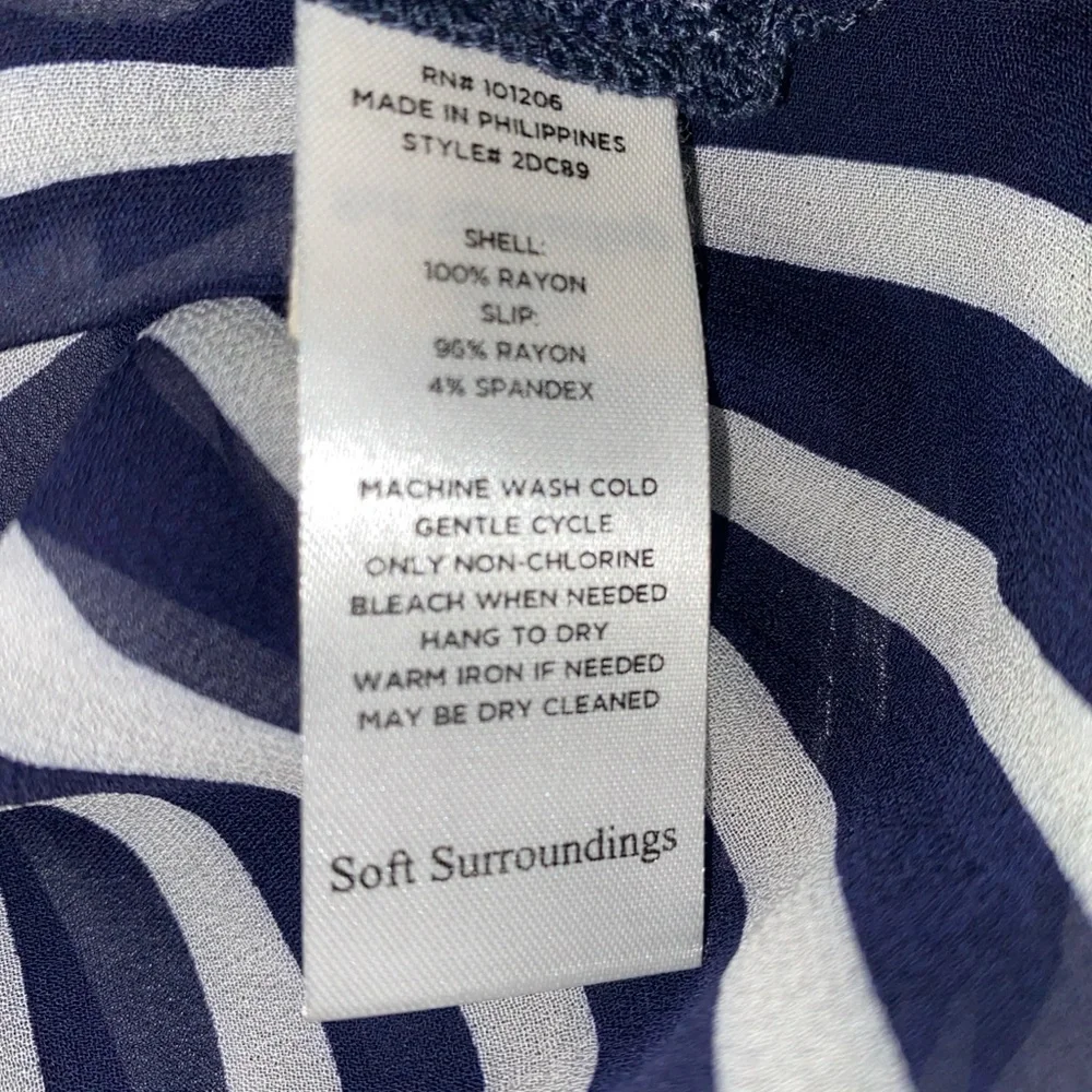 Soft Surroundings Maxi Dress 1 Piece Sheer Swimsuit‎ Cover Up Medium
